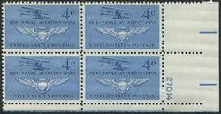 U.S. #1185 Naval Aviation PNB of 4