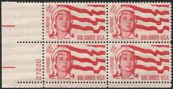 U.S. #1199 Girl Scouts of America PNB of 4