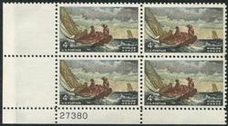 U.S. #1207 Winslow Homer, Artist PNB of 4