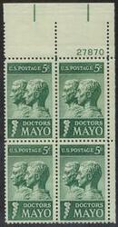 U.S. #1251 Doctors Mayo PNB of 4
