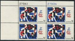 U.S. #1259 Fine Arts PNB of 4