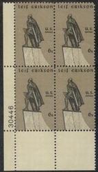 U.S. #1359 Leif Erikson PNB of 4