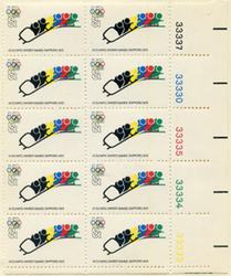 U.S. #1461 Olympic Games Bobsledding PNB of 10