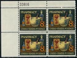 U.S. #1473 American Pharmaceutical Assoc. PNB of 4