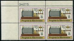 U.S. #1500 Progress in Electronics - Marconi PNB of 4