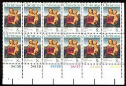 U.S. #1507 Christmas- Religious 1973 PNB of 12