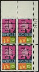 U.S. #1547 Energy Conservation PNB of 4