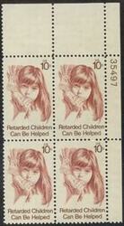U.S. #1549 Nat'l Association of Retarded Citizens PNB of 4