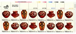 U.S. #1709a Pueblo Pottery PNB of 16