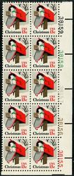 U.S. #1730 Christmas - Traditional PNB of 10