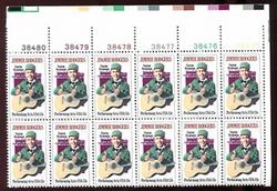U.S. #1755 Jimmie Rogers PNB of 12