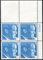 U.S. #1770 Robert F. Kennedy PNB of 4