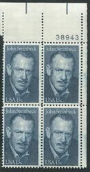 U.S. #1773 John Steinbeck PNB of 4