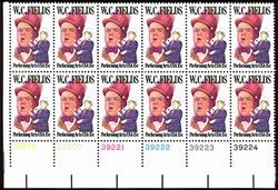 U.S. #1803 W.C. Fields PNB of 12