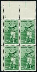 U.S. #1933 Bobby Jones PNB of 4