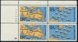 U.S. #1938a Yorktown and Virginia Capes PNB of 4
