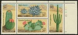 U.S. #1945a Desert Plants PNB of 4
