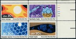 U.S. #2009a Knoxville World's Fair PNB of 4