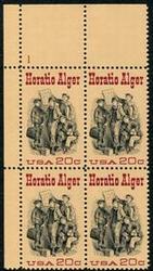 U.S. #2010 Horatio Alger PNB of 4