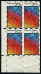 U.S. #2031 Science & Industry PNB of 4
