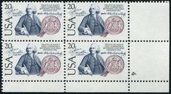 U.S. #2036 U.S. Sweden Treaty of Amity PNB of 4