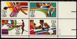 U.S. #2051a Los Angeles Summer Olympics PNB of 4