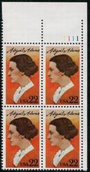 U.S. #2146 Abigail Adams PNB of 4