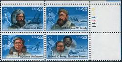 U.S. #2223a Arctic Explorers PNB of 4