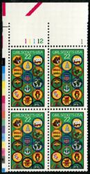 U.S. #2251 Girls Scouts of America PNB of 4