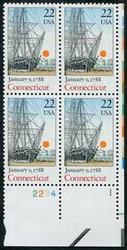 U.S. #2340 Connecticut Ratification PNB of 4