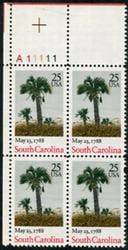 U.S. #2343 South Carolina Ratification PNB of 4