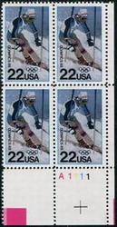 U.S. #2369 Calgary Winter Olympics PNB of 4
