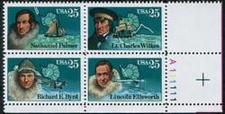 U.S. #2389a Antarctic Explorers PNB of 4