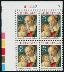 U.S. #2399 Christmas - Religious PNB of 4