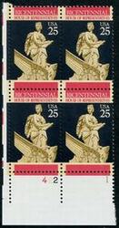 U.S. #2412 Constitution Bicentennial - House PNB of 4