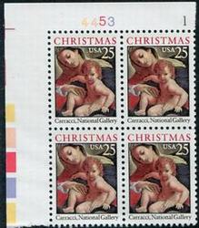 U.S. #2427 Christmas - Religious PNB of 4