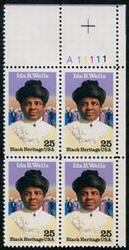 U.S. #2442 Ida B. Wells PNB of 4