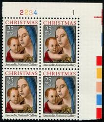 U.S. #2514 Christmas - Religious PNB of 4