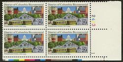 U.S. #2561 District of Columbia PNB of 4