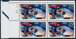 U.S. #2619 Olympic Baseball PNB of 4