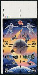 U.S. #2634a Space Accomplishments PNB of 4