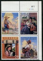 U.S. #2788a Classic Books PNB of 4