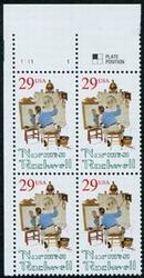 U.S. #2839 Norman Rockwell PNB of 4