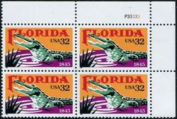 U.S. #2950 Florida Statehood PNB of 4