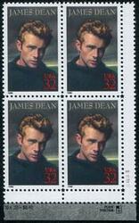 U.S. #3082 James Dean PNB of 4