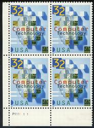U.S. #3106 Computer Technology PNB of 4