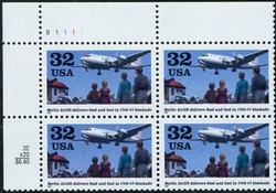 U.S. #3211 Berlin Airlift PNB of 4