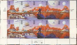 U.S. #3242a Space Discovery PNB of 10