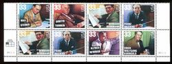 U.S. #3344a Hollywood Composers PNB of 8