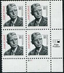 U.S. #3420 10c General Joseph Stilwell PNB of 4
